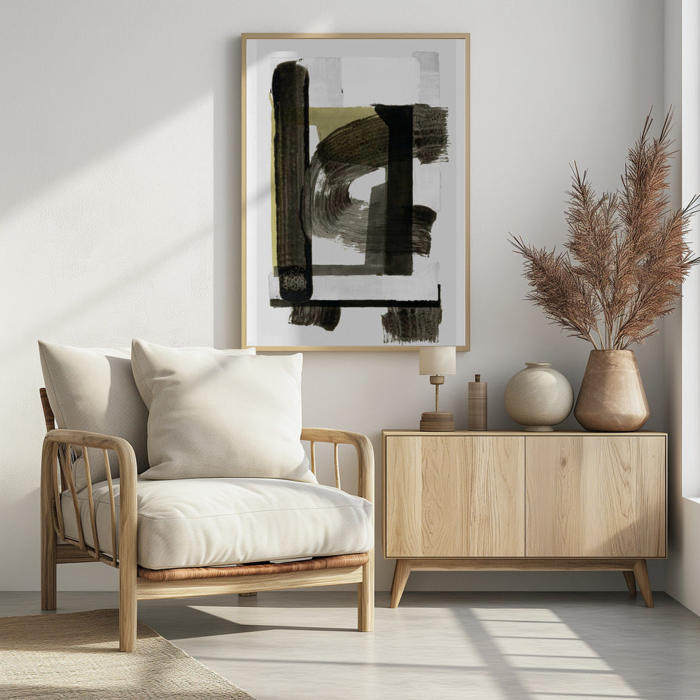 Zen Penseelwerk 4 | Poster