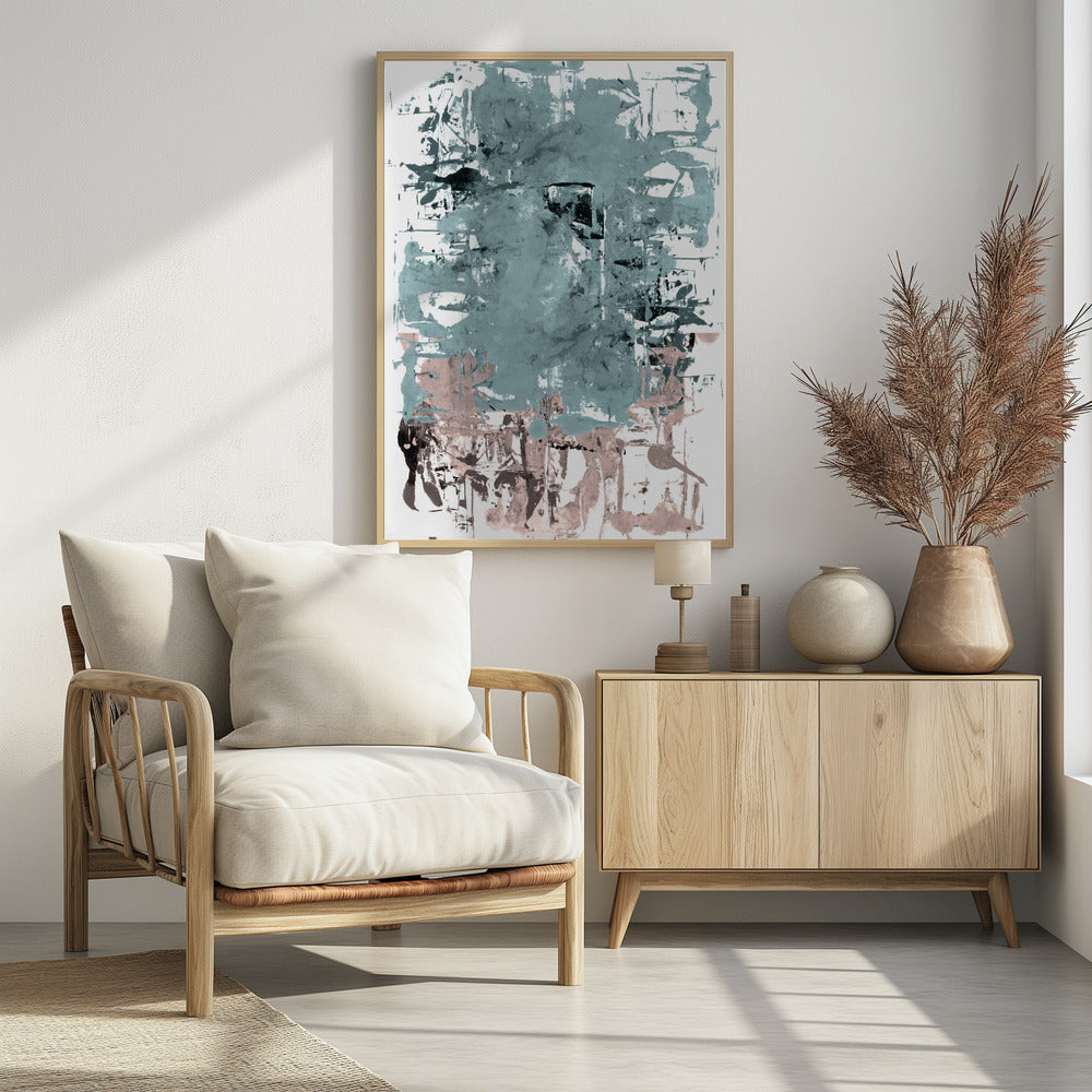 Abstract Neutrale Schraapsels 1 | Poster
