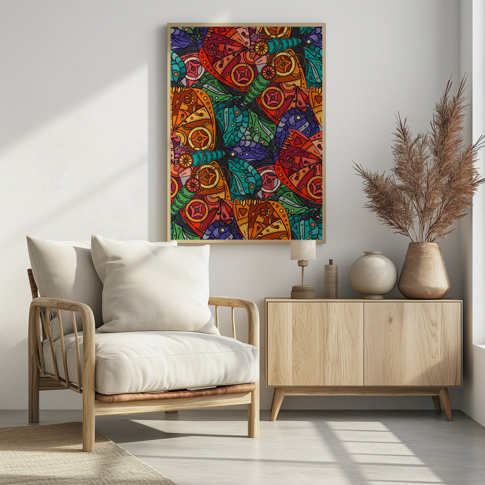 Steampunk Butterfly Art | Poster