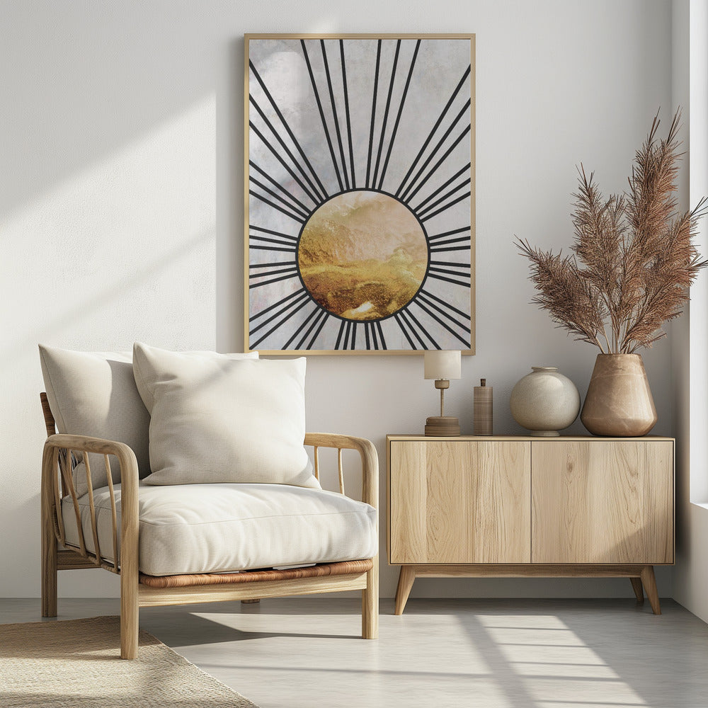 Black gold mid sun | Poster