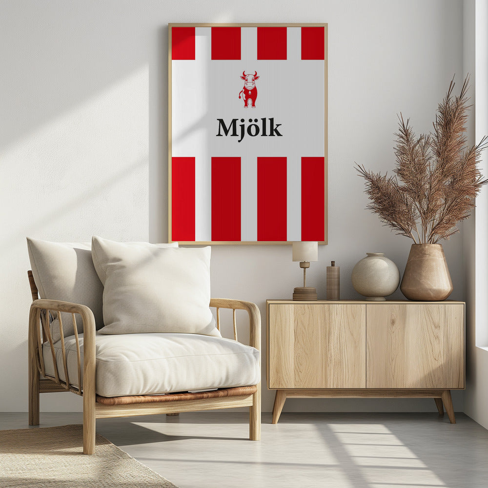 Mjölk Röd | Poster