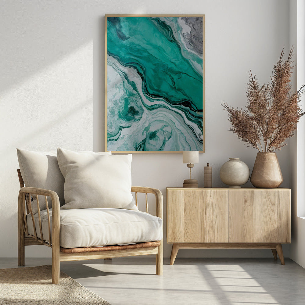 Getijden van een verborgen lagune | Poster