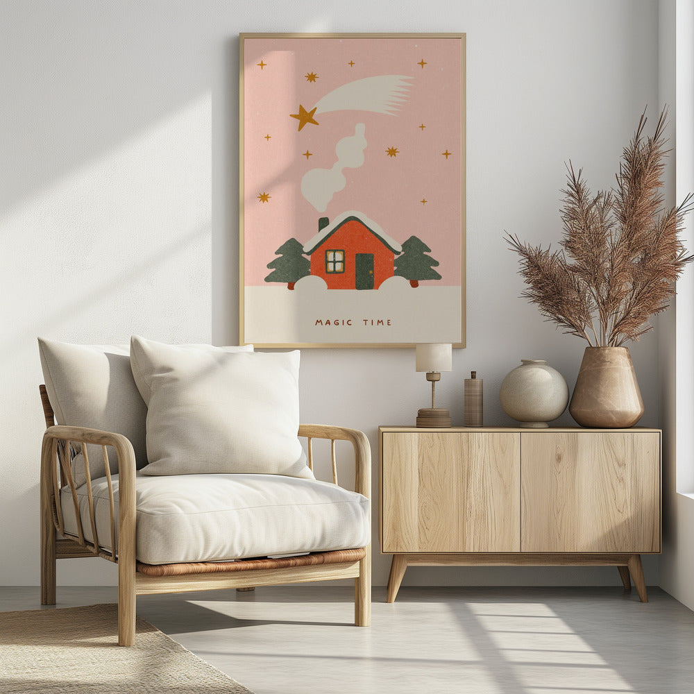 Een magische tijd met Kerstmis | Poster