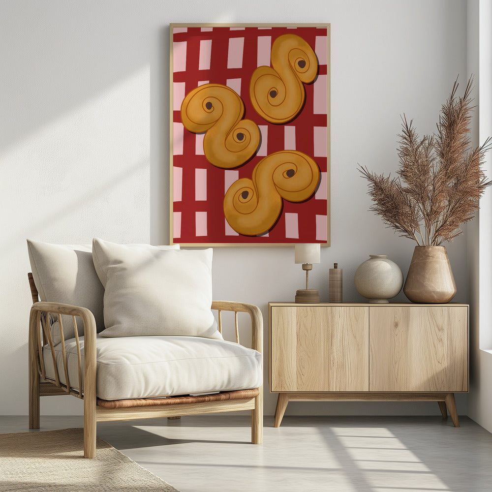 Gouden Werveling Verrukking | Poster