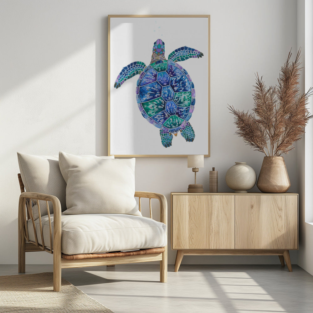 Schildpadden droomlandschap | Poster