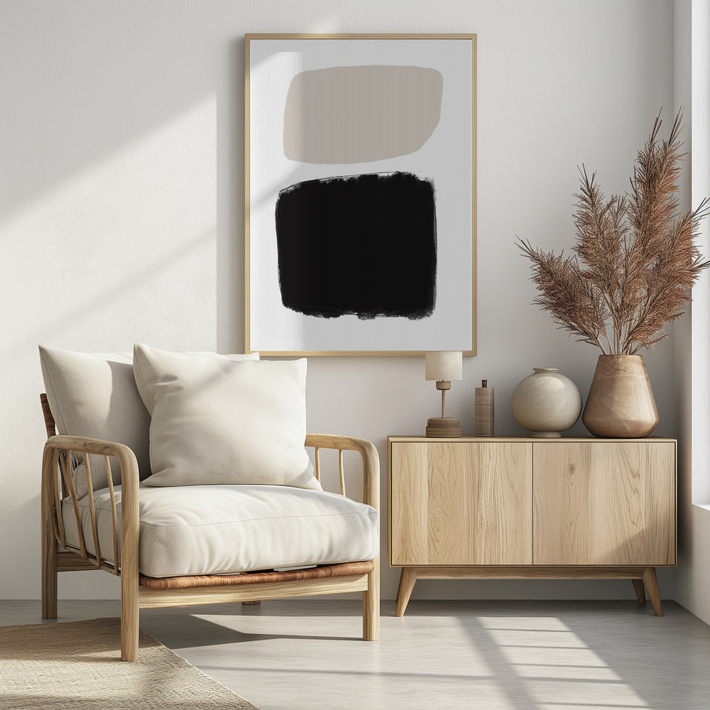 Contrasterende blokken | Poster