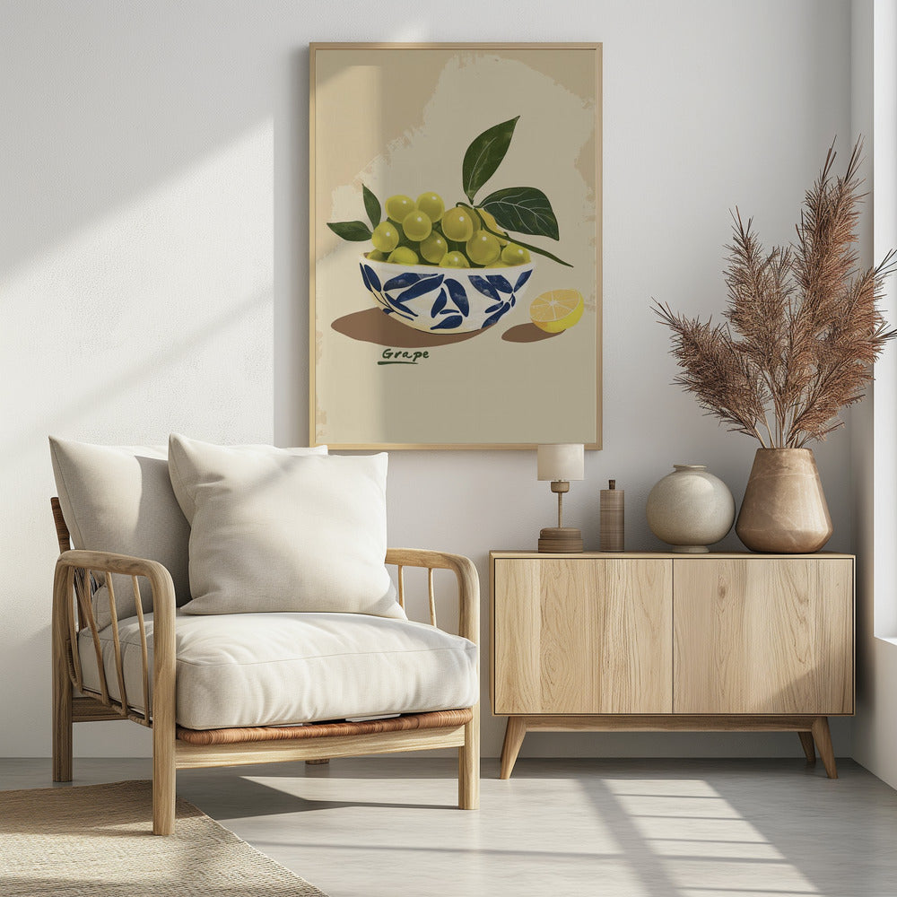 Bowl of Grapes | Poster