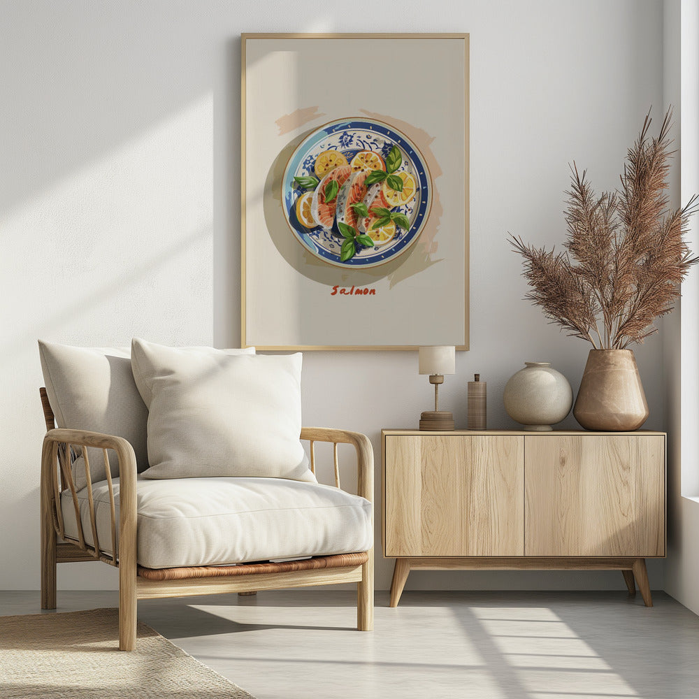 Zesty Salmon Plate | Poster