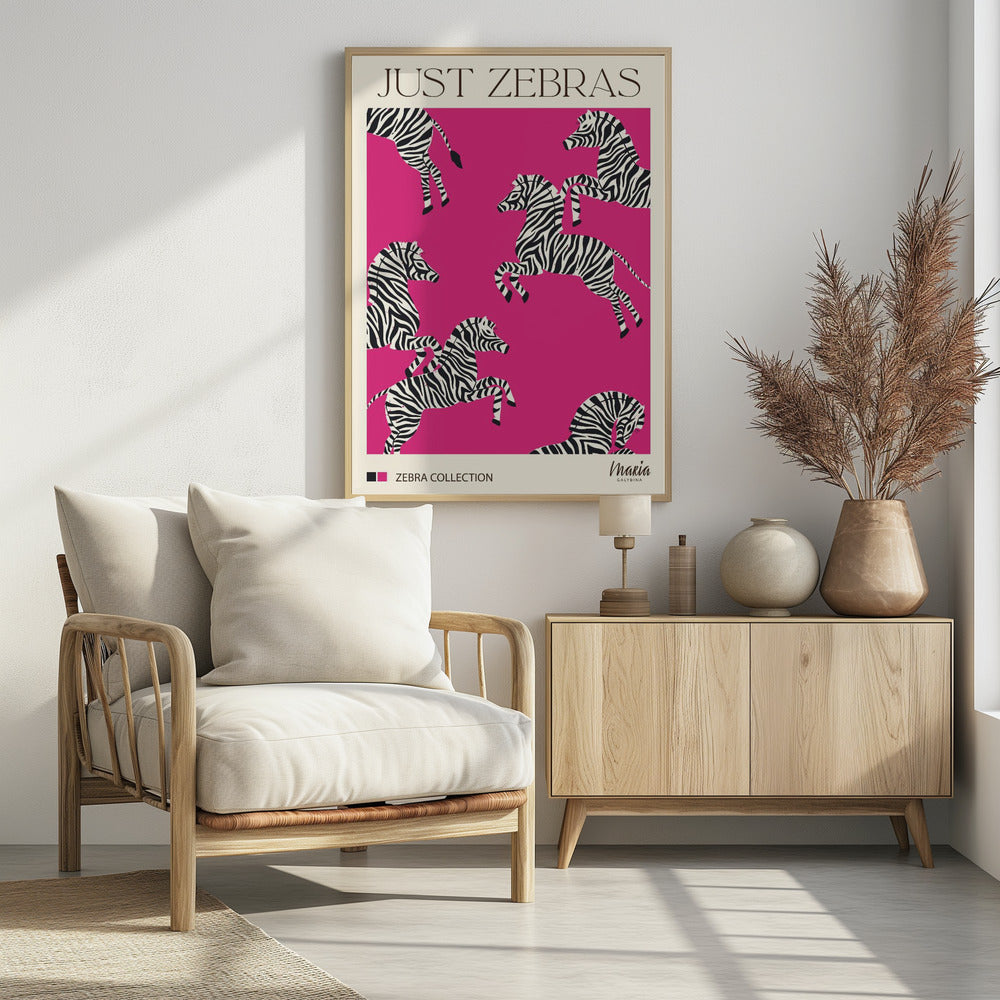 JUST ZEBRAS. Zebracollectie | Poster