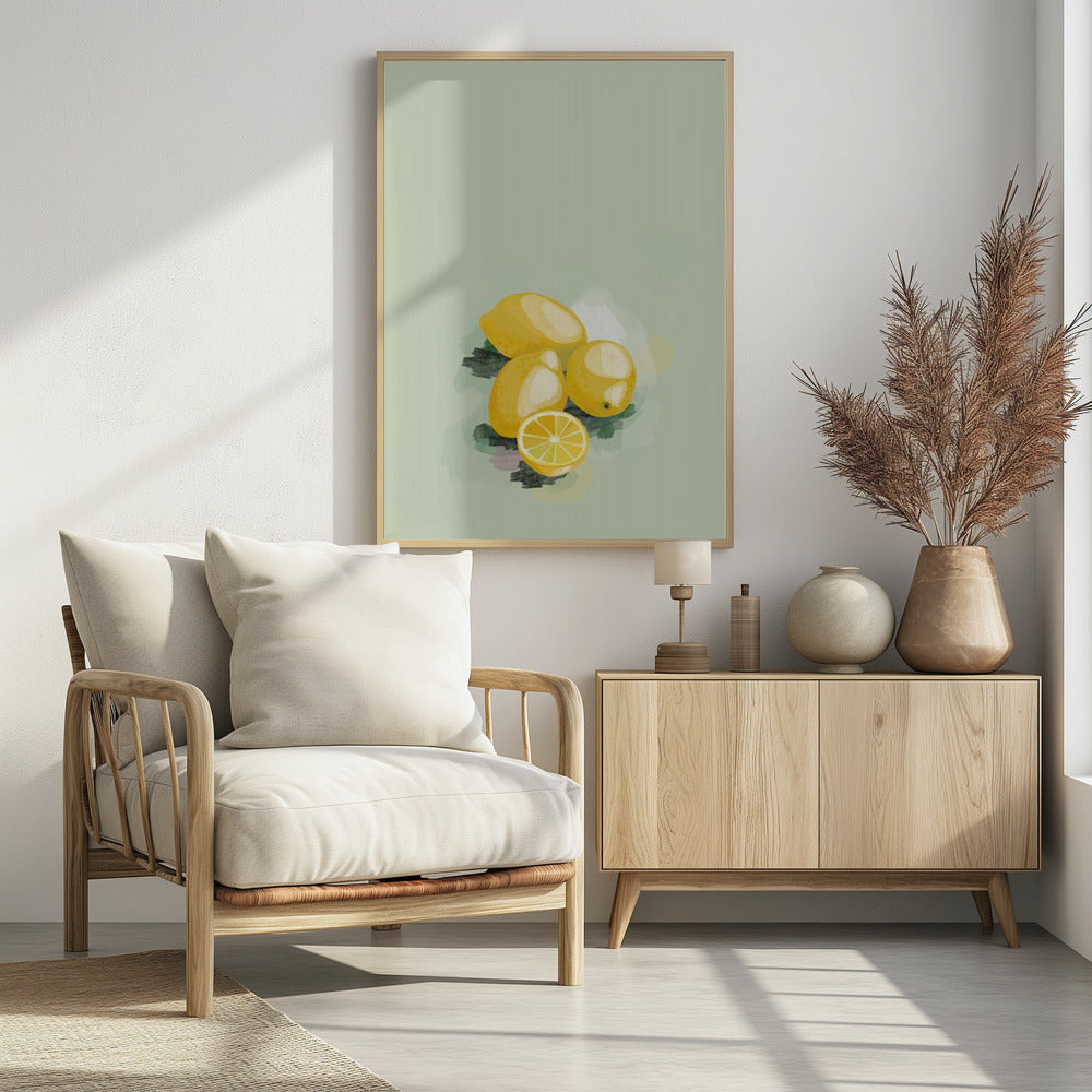 Drie en een halve citroen | Poster