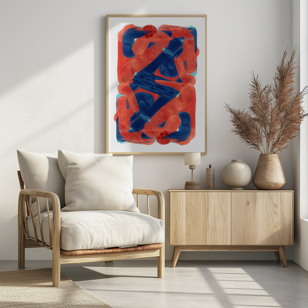 Abstracte lussen 1 | Poster