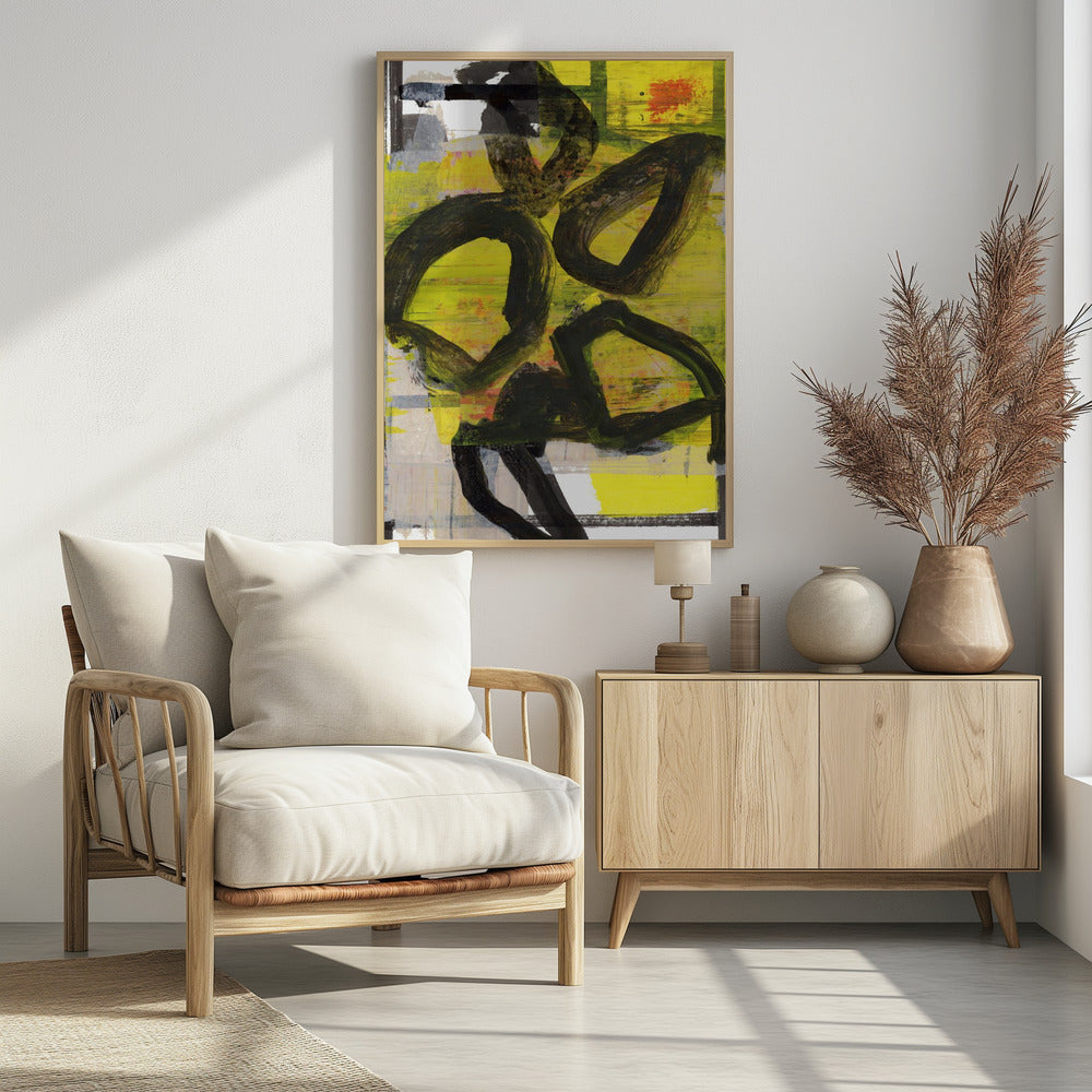 Yellow Abstract No1 | Poster