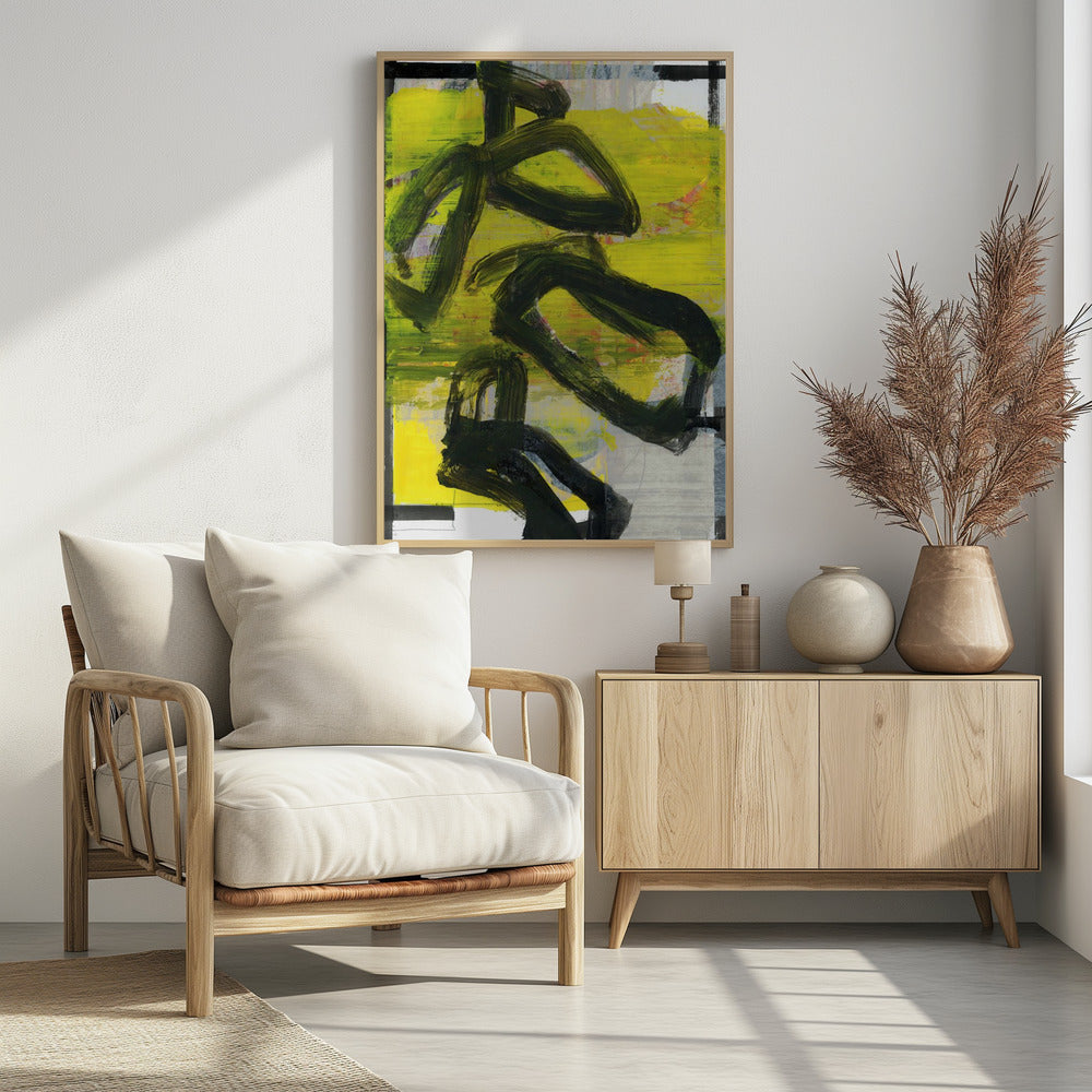 Yellow Abstract No3 | Poster