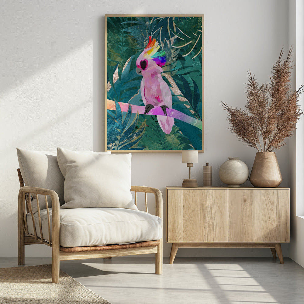 Jungle Rainbow Cockatoo | Poster