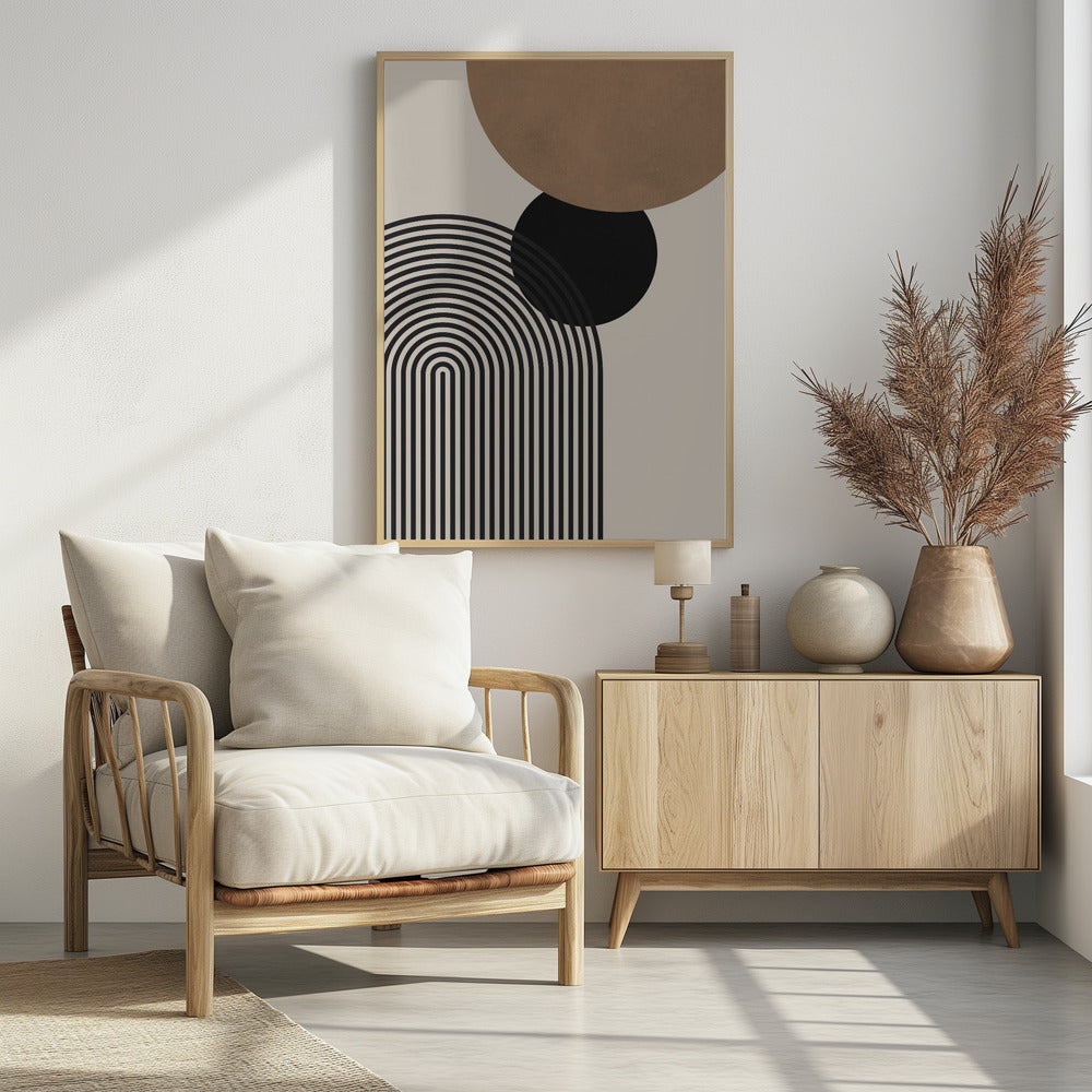 Compositielijnen en cirkels 4 | Poster
