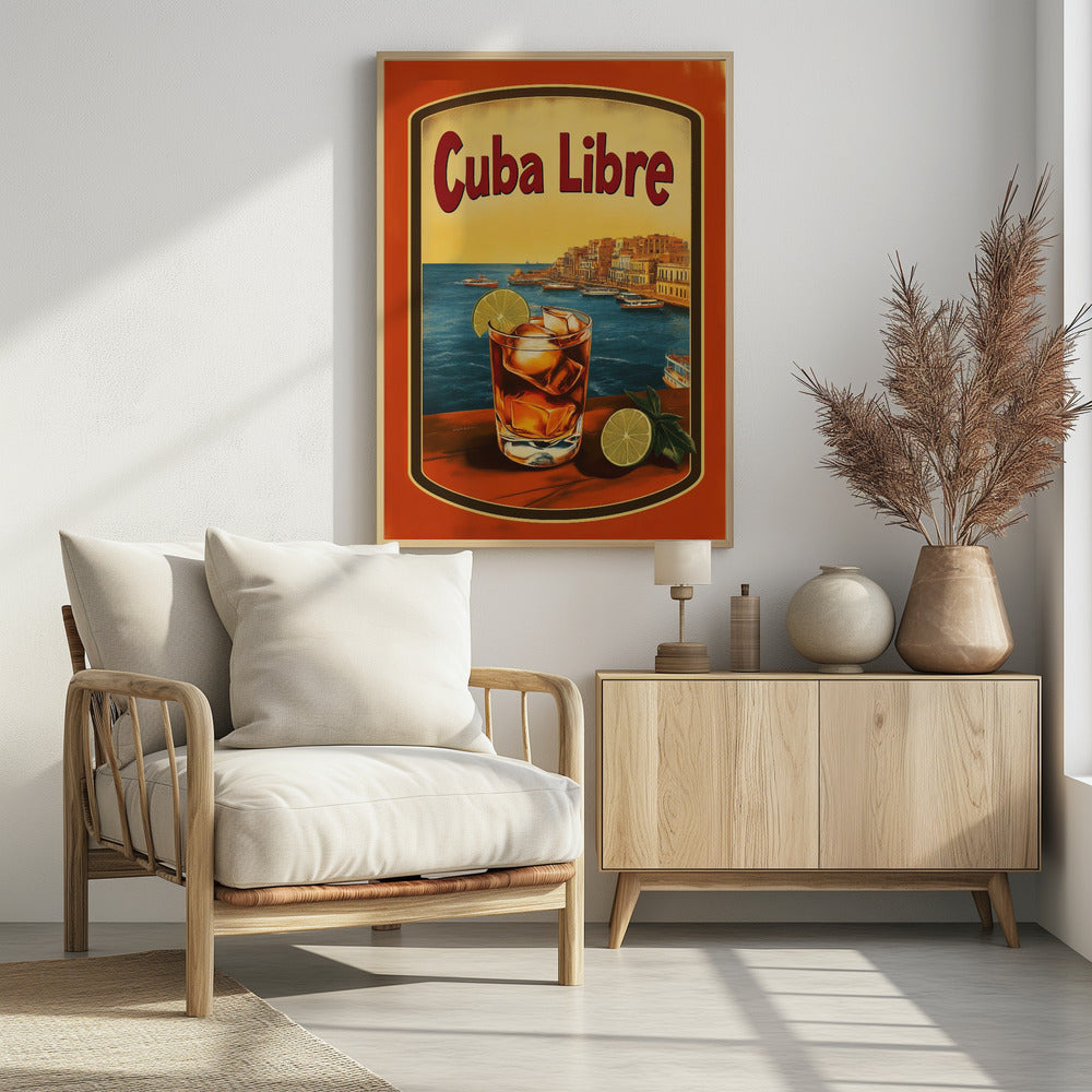 Cuba Libre Vintage Reclame | Poster