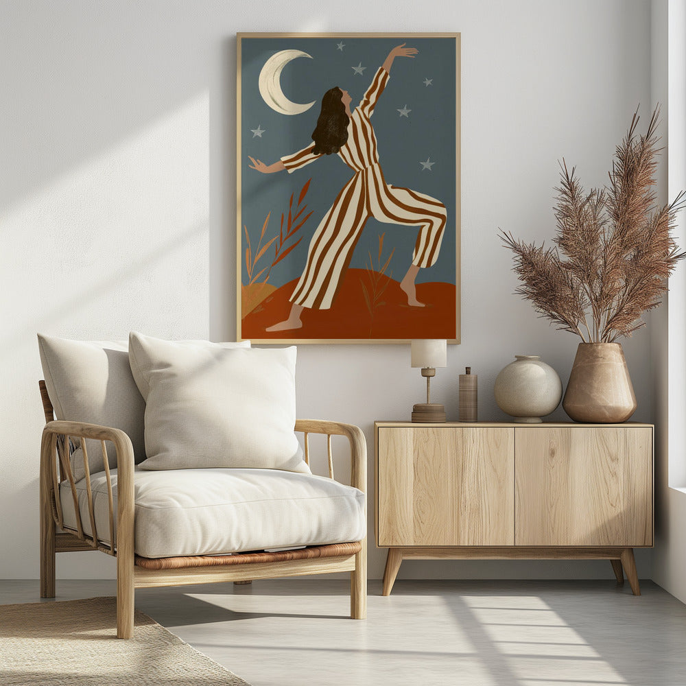 Maanverlichte Dans | Poster
