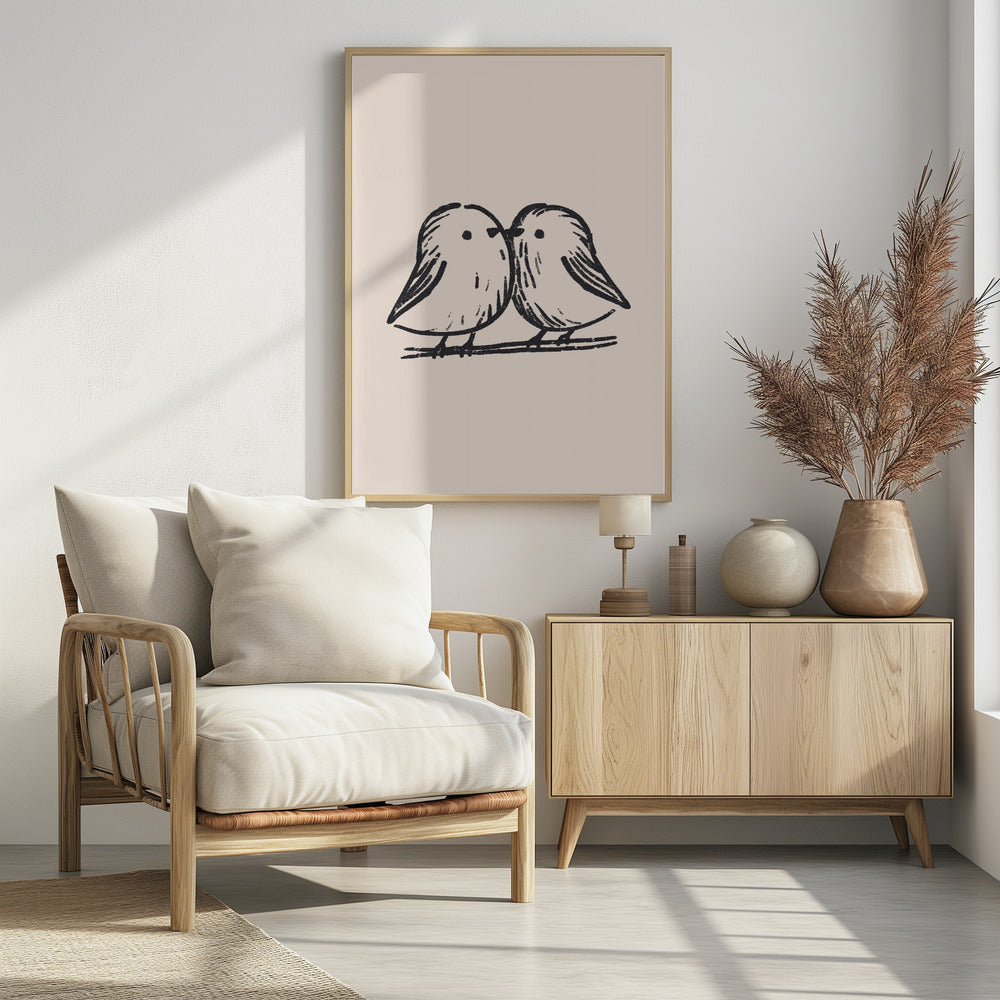 Vogels in harmonie | Poster