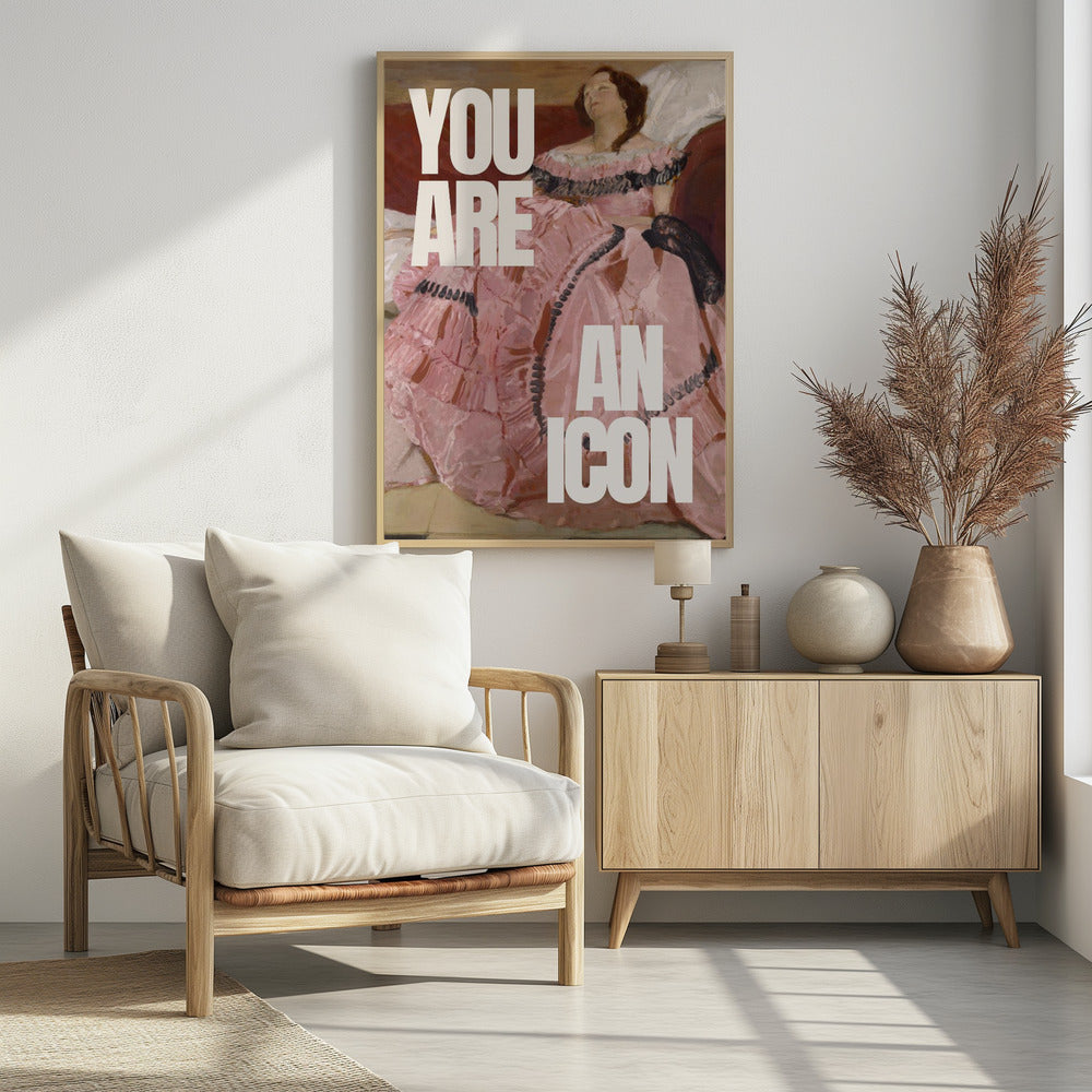 Jij bent een icoon | Poster