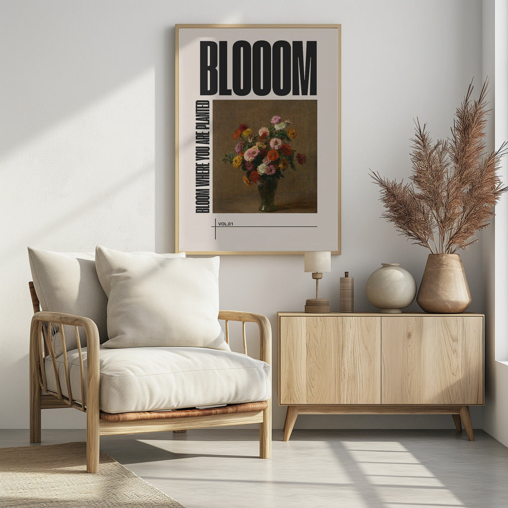 Bloei waar je geplant bent | Poster