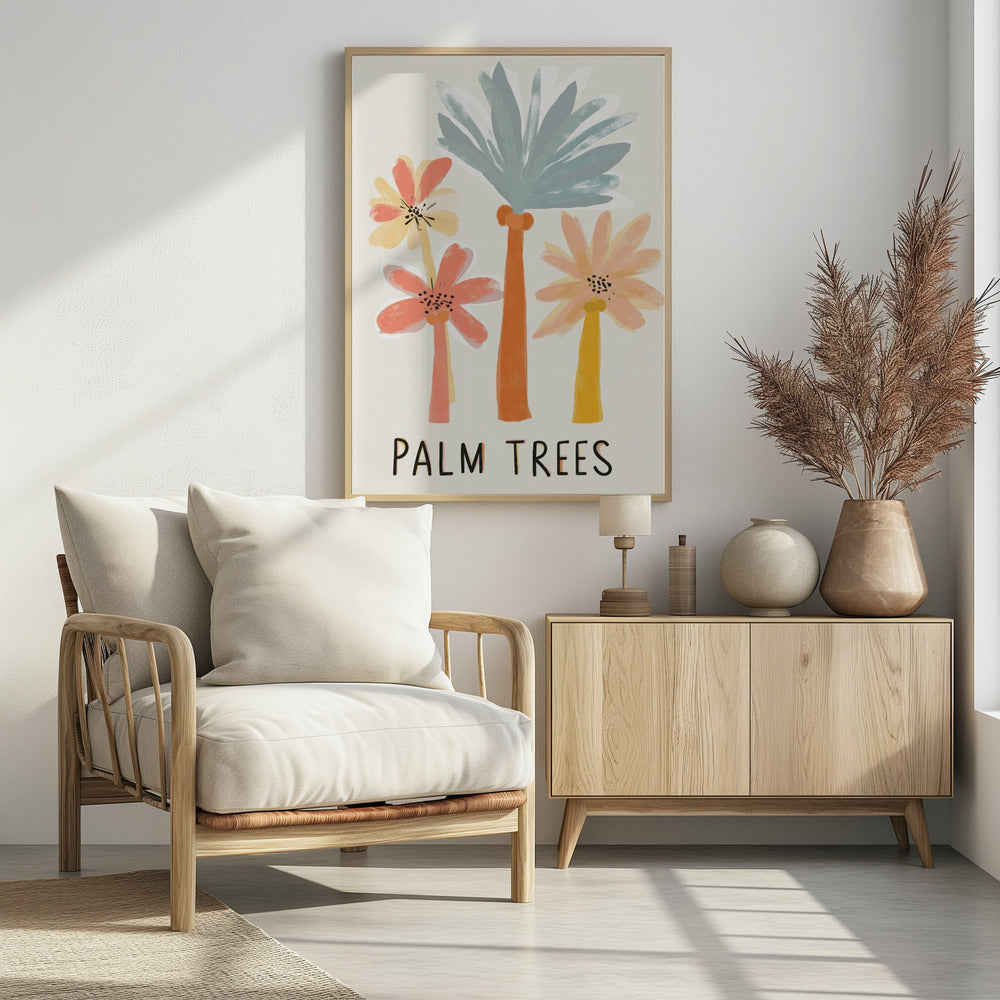 Tropische bloemen | Poster