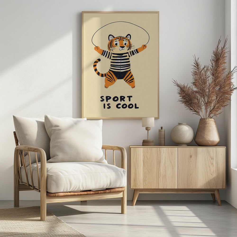 Springende Tijger Plezier | Poster