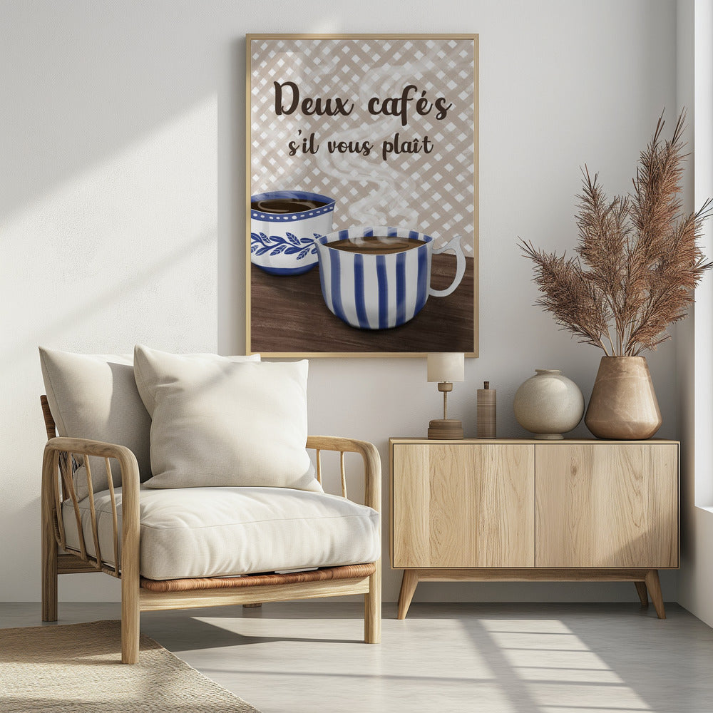 Twee koffie alstublieft | Poster