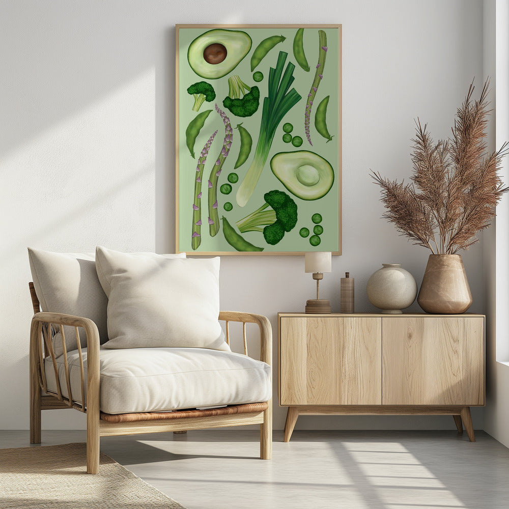 Groene groenten | Poster