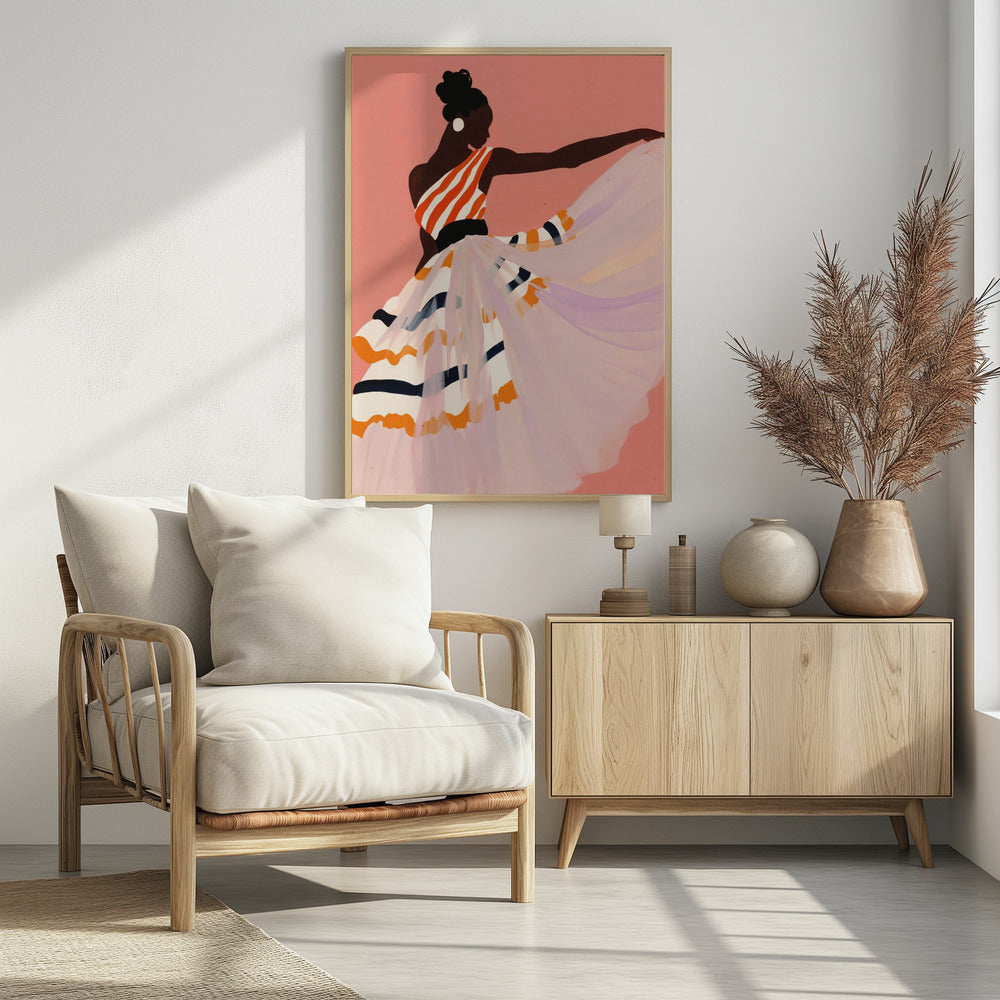 Dans van kleuren | Poster