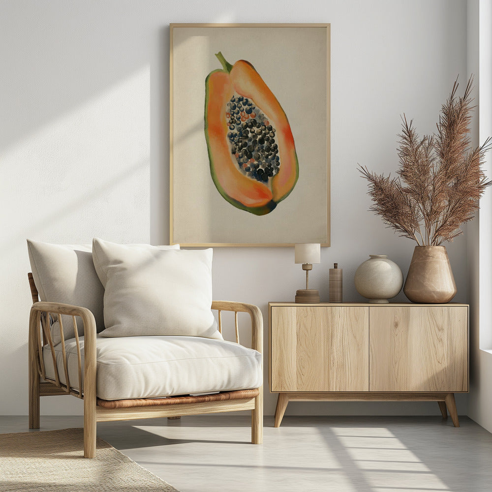 Vintage fruit - Papaja | Poster