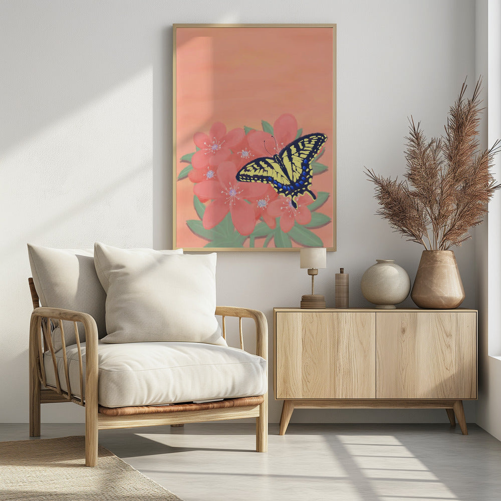 Tijgerzwaluwstaartvlinder | Poster