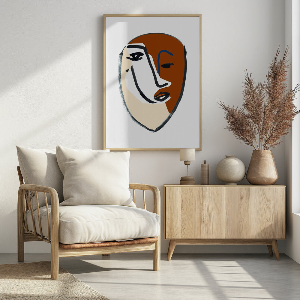 Gezicht nr. 5 | Poster