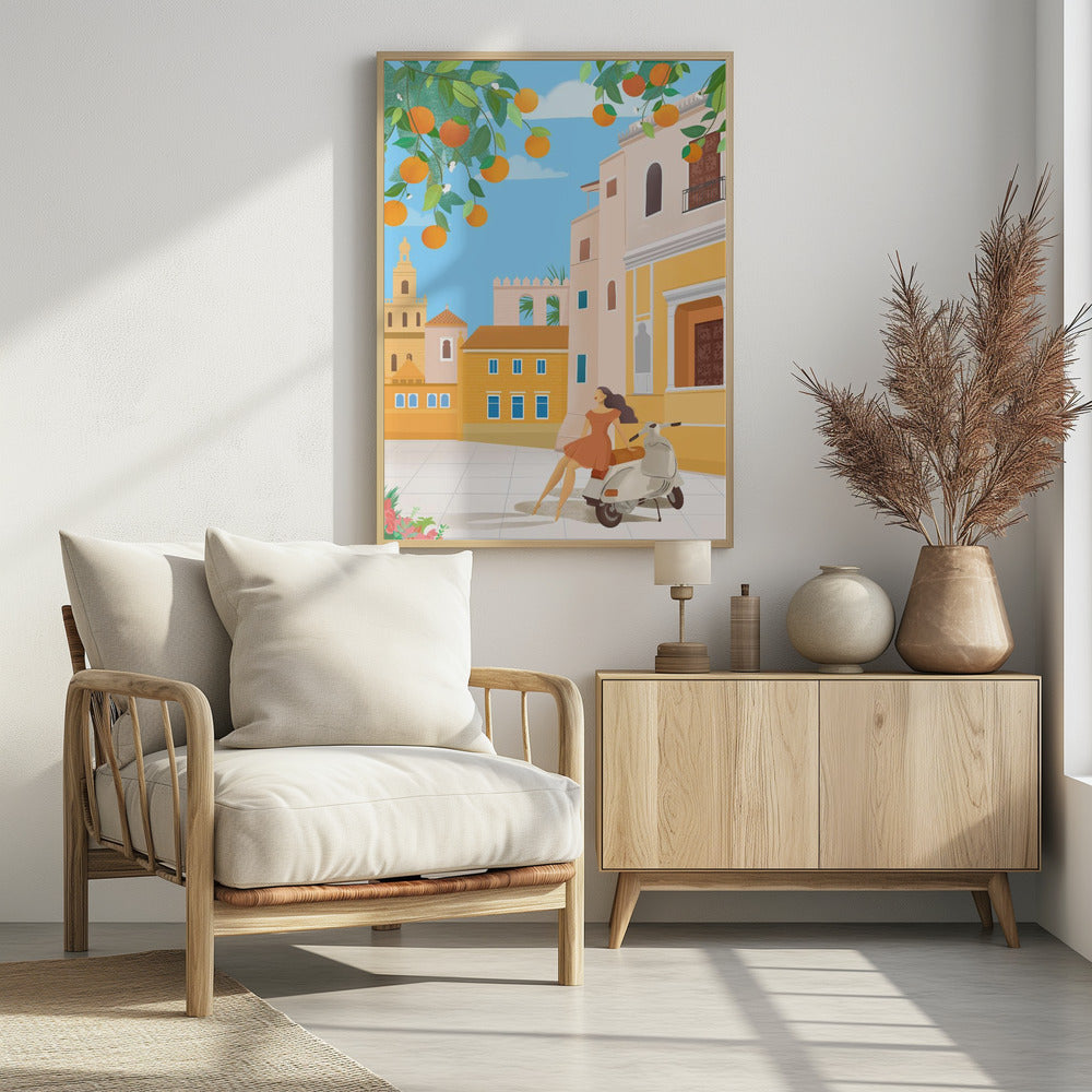 Sinaasappelen uit Sevilla, Spanje | Poster