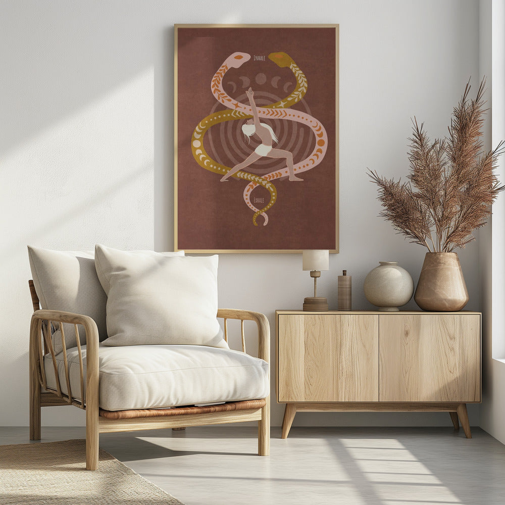 Slangenstroom Yoga | Poster
