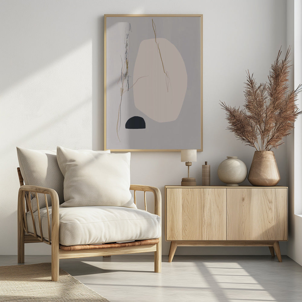 Fluisteringen van minimalisme | Poster