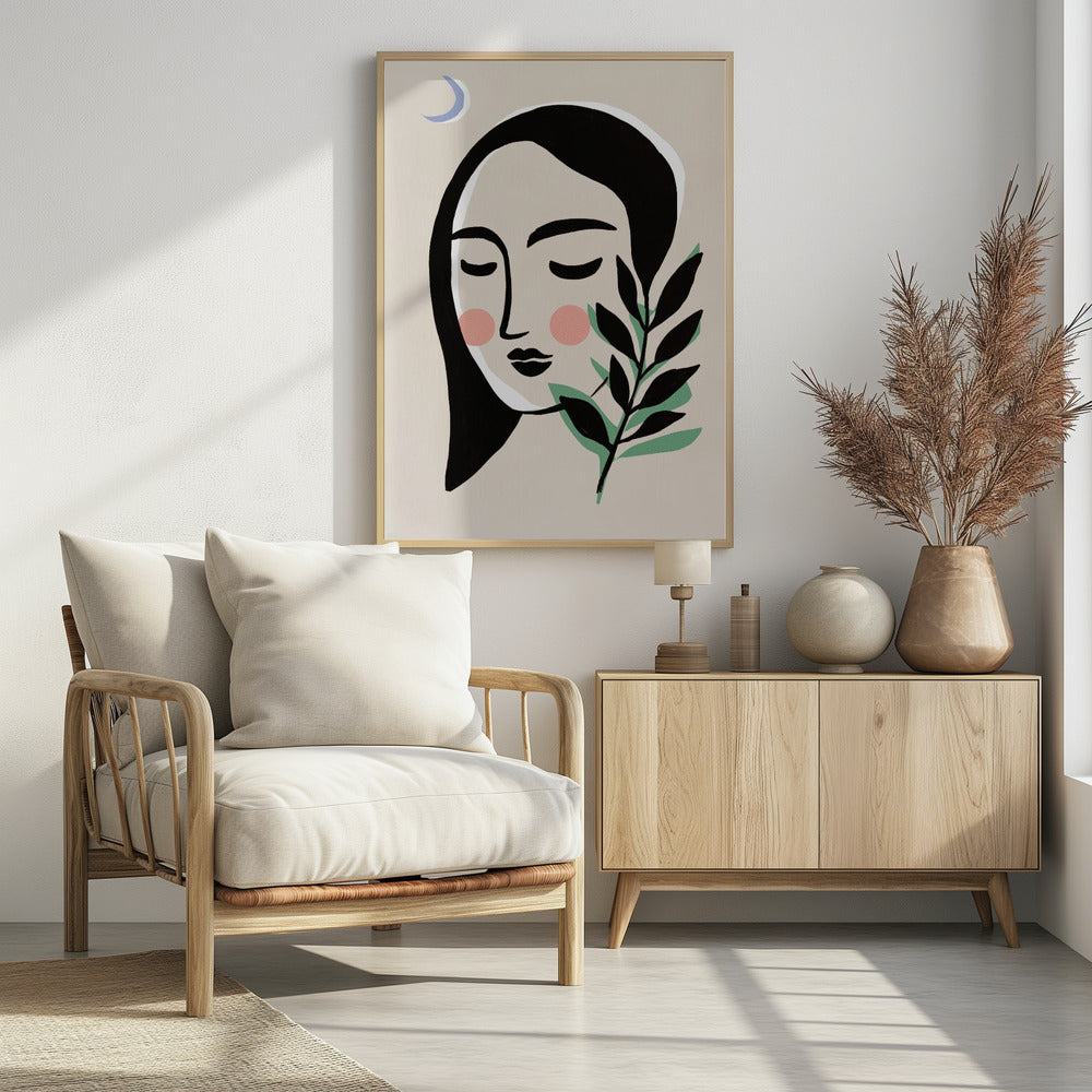 Maanverlichte sereniteit | Poster