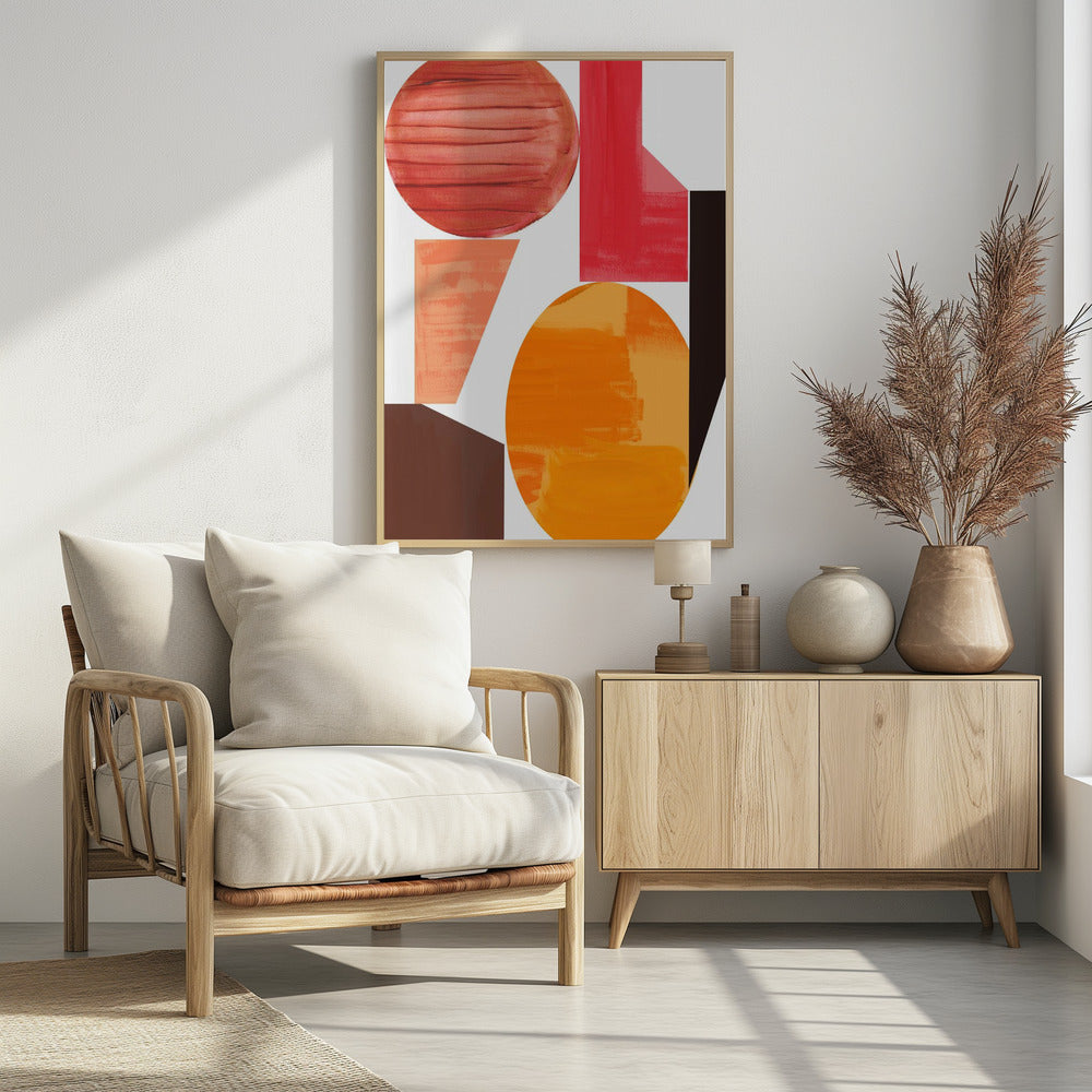 Geometric Warmth No1 | Poster