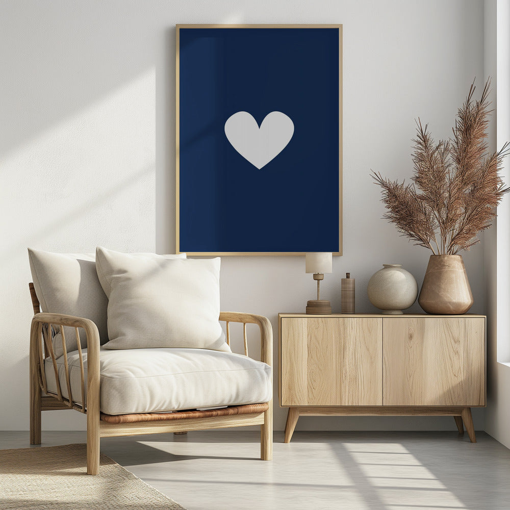 Klein Marine Hart | Poster
