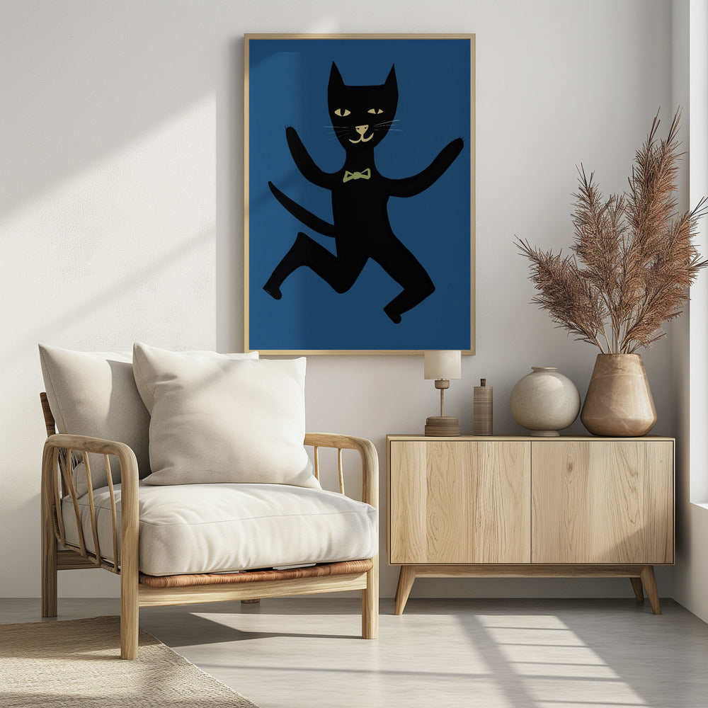 Zwarte kat | Poster