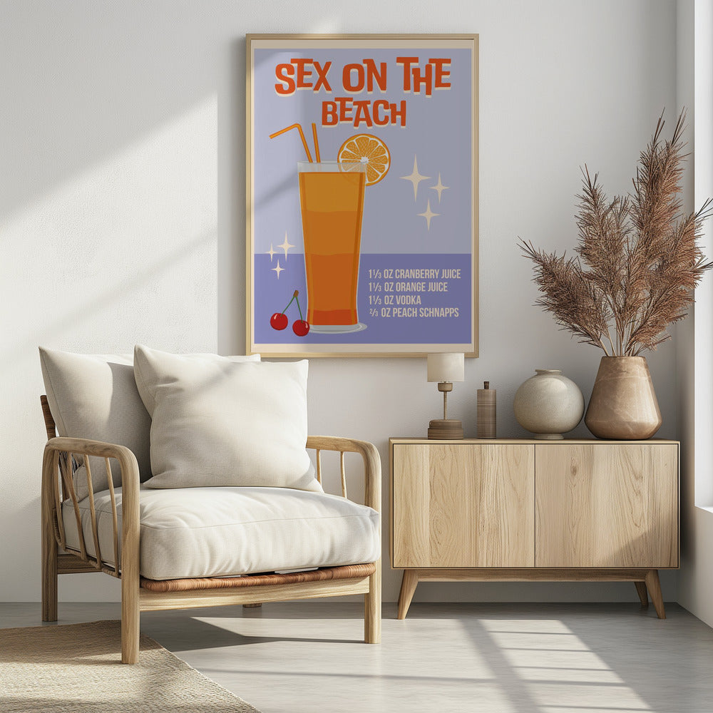 Seks op het strand | Poster