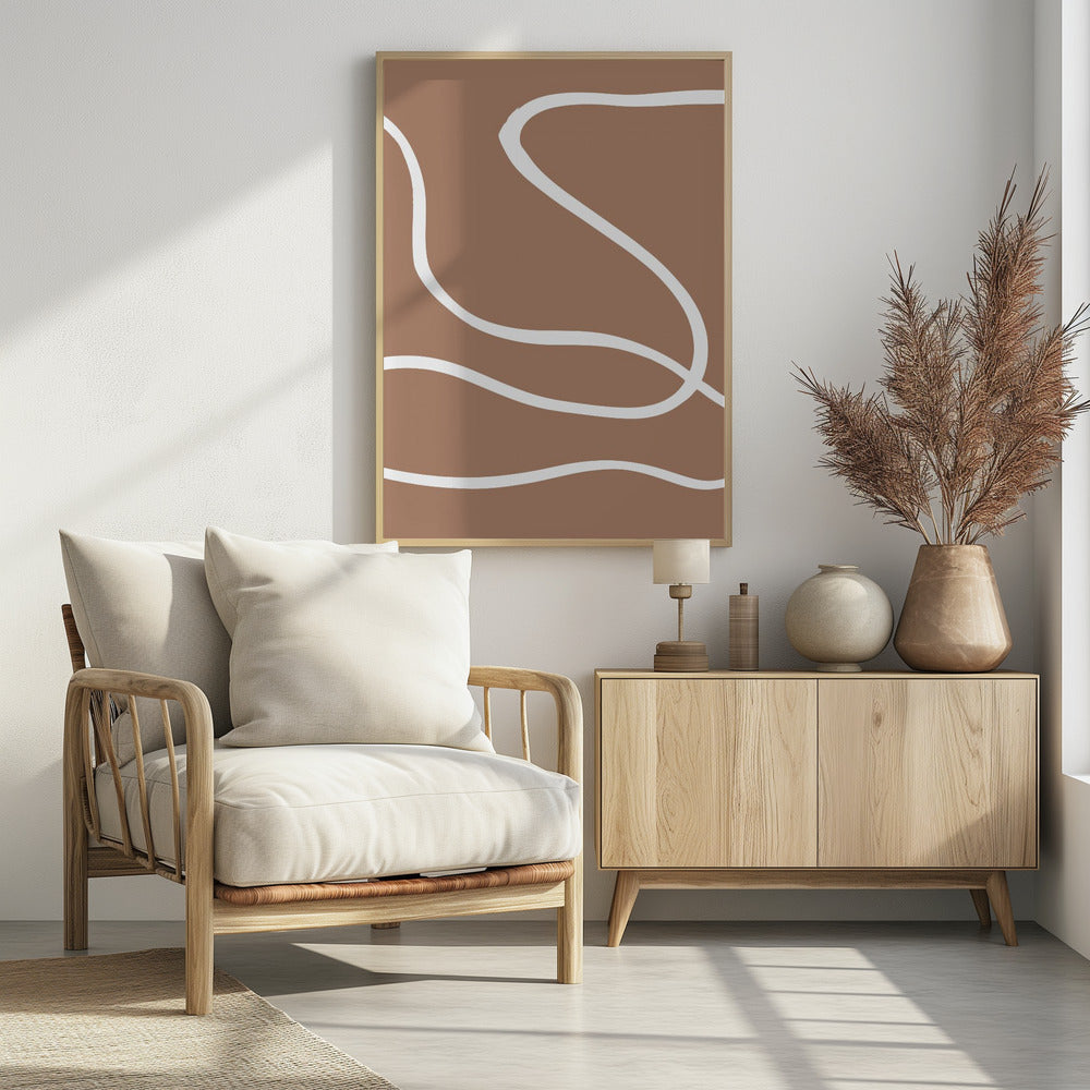 Abstracte Mocha | Poster