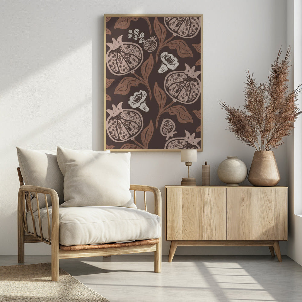 Pomegranates Pattern | Poster
