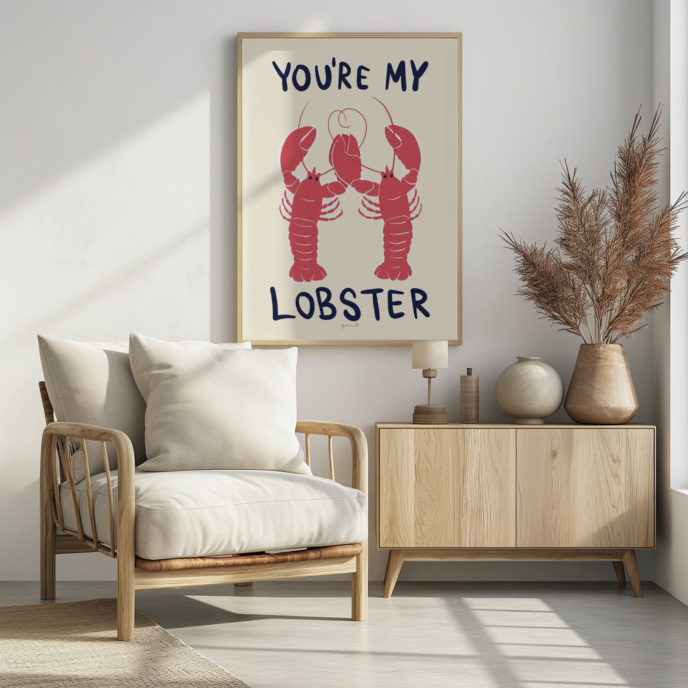 Jij bent mijn kreeft | Poster
