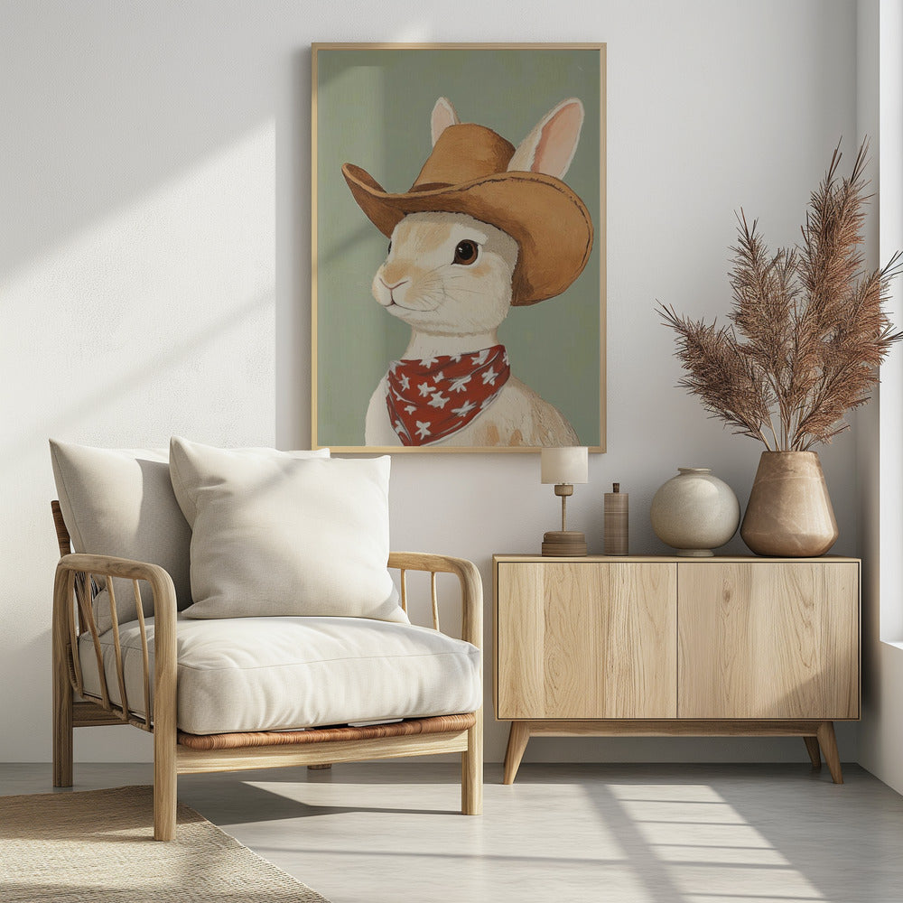 Cowboy Konijn | Poster
