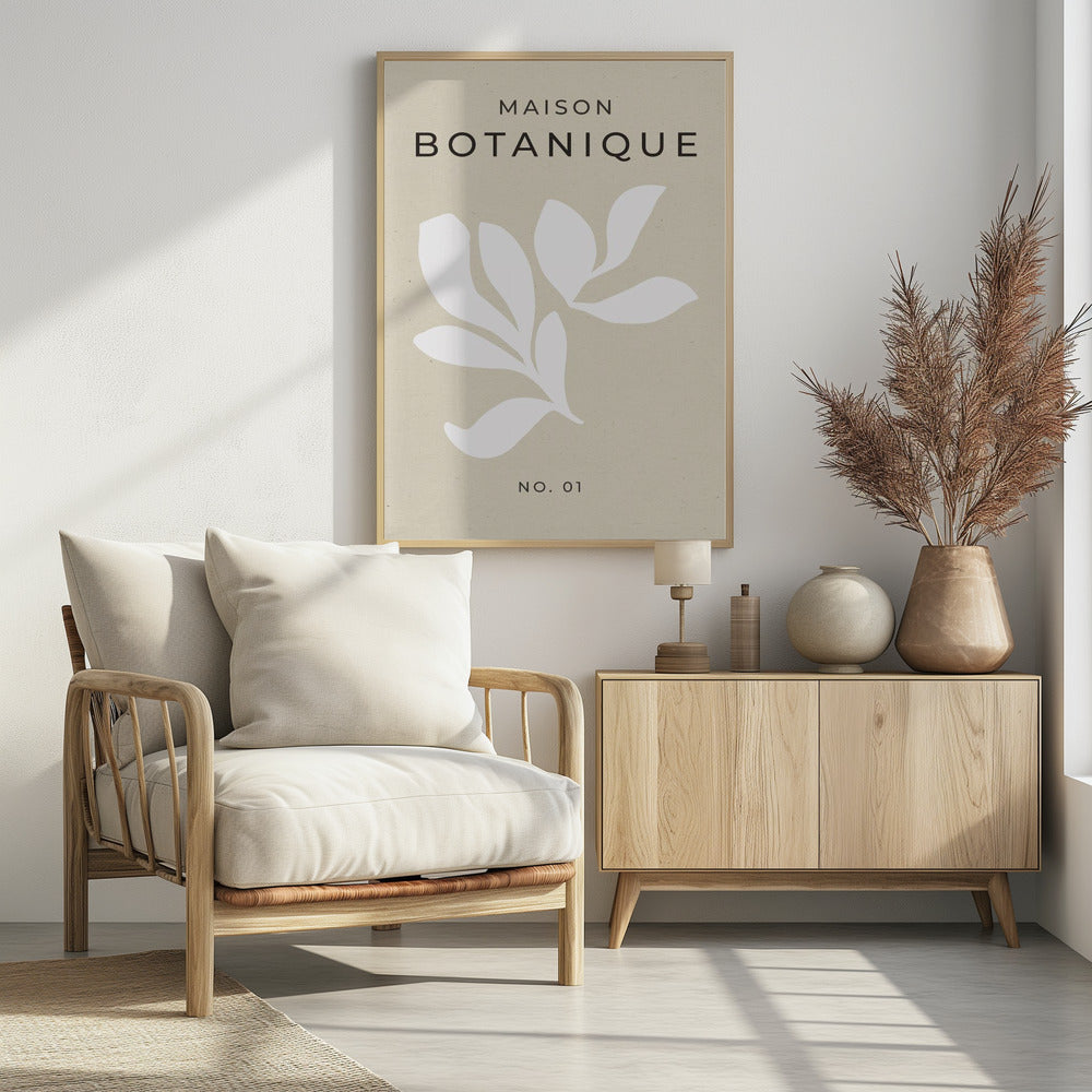 Elegante bladeren | Poster