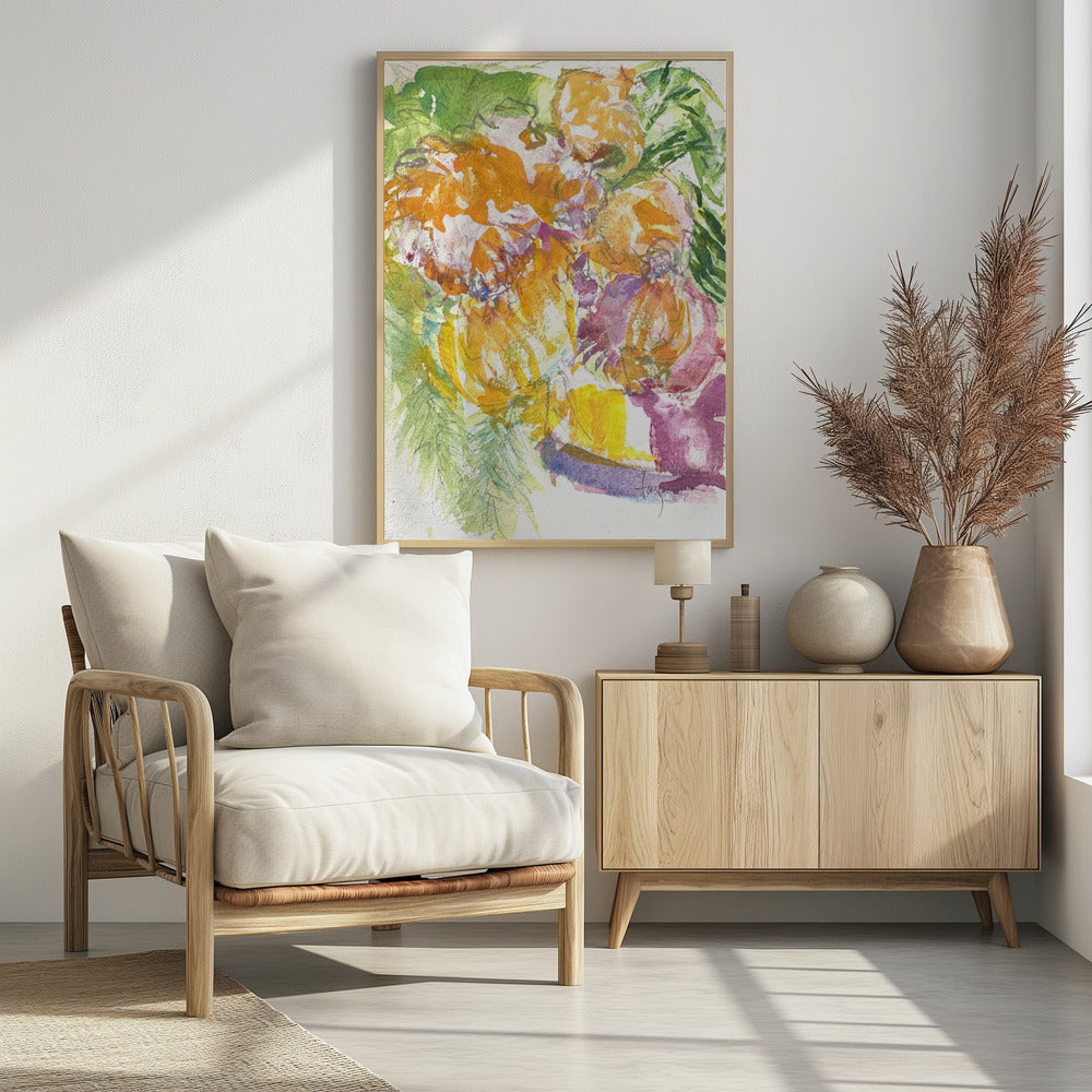 Passie van de orchideeënbloei | Poster