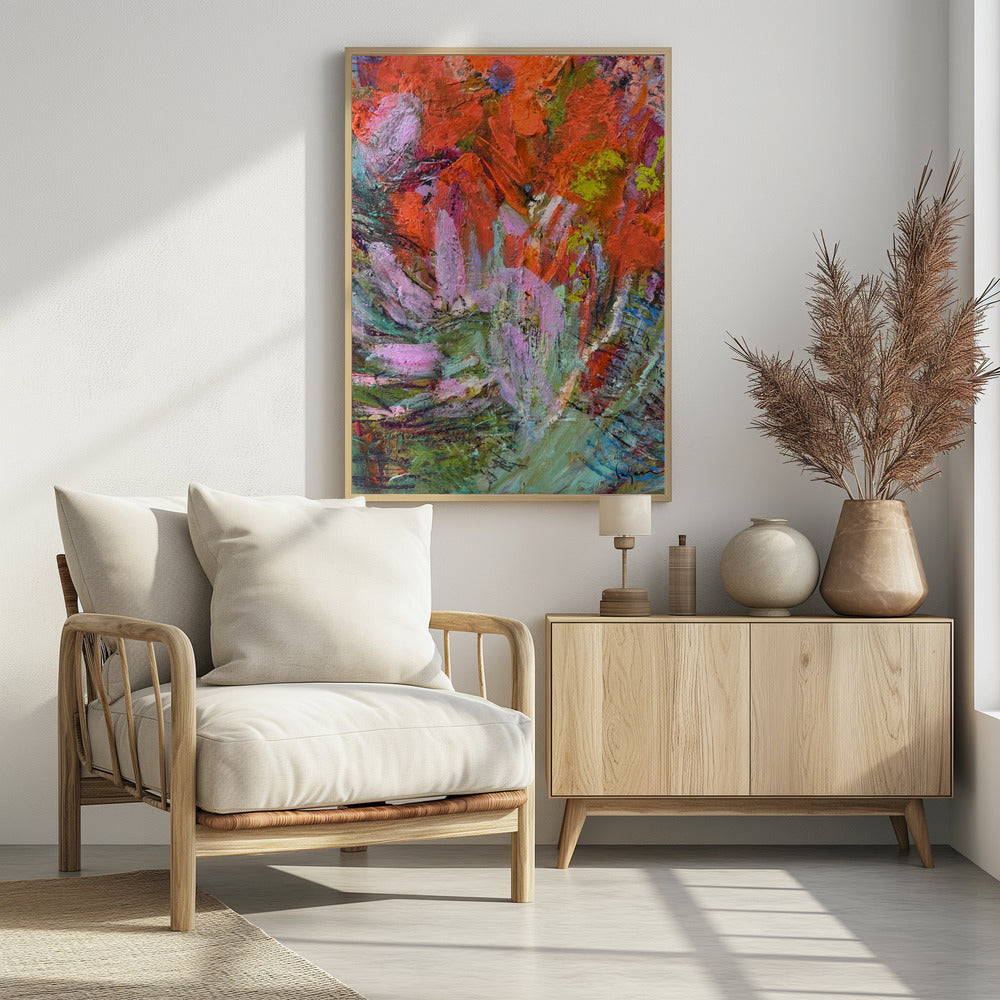 Levendige Bloomscape | Poster