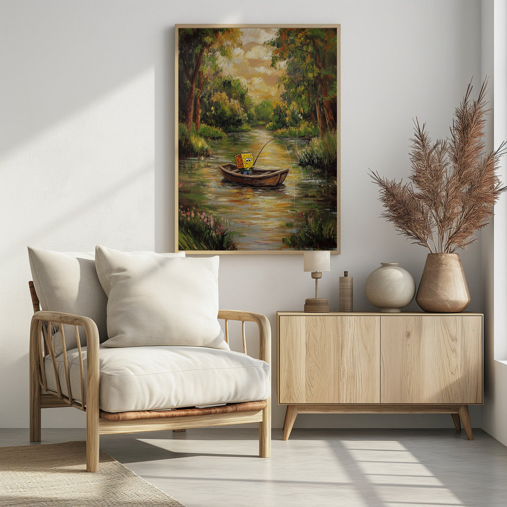 Bob bij de rivier | Poster