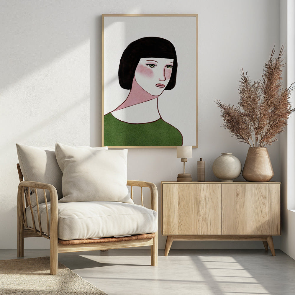 Jonge dame | Poster