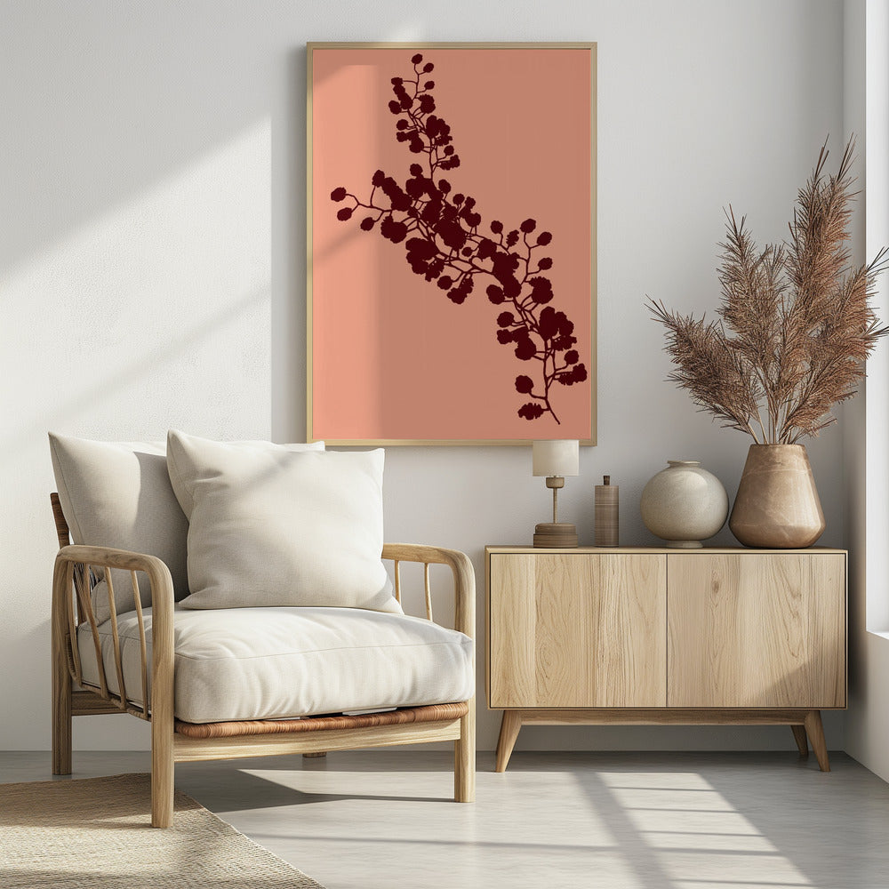 Bloemensilhouet 4 | Poster